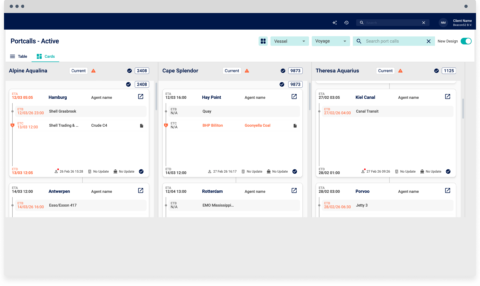 Port Call Management Software